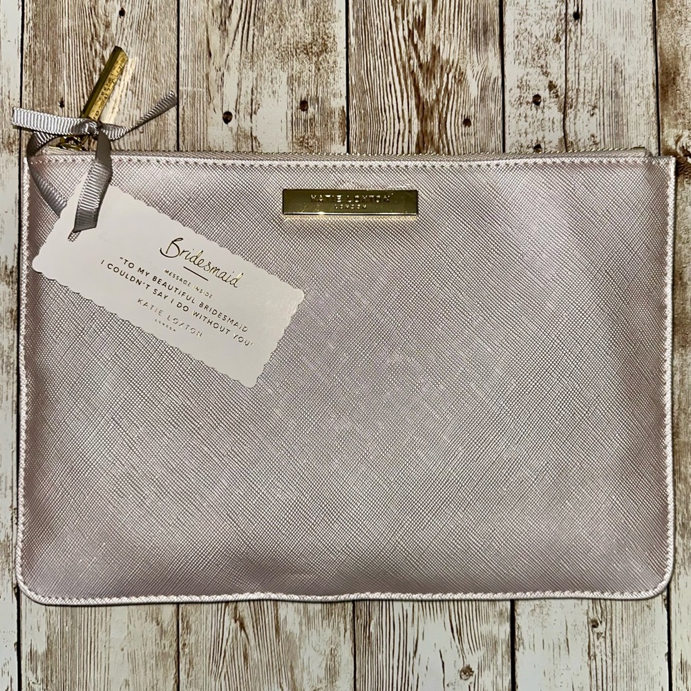 Katie Loxton Bridesmaid Clutch with secret message inside